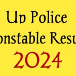 Up Police Constable Result 2024